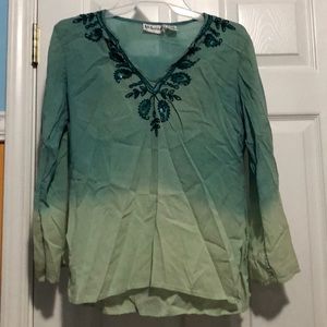 Green Long Sleeve Shirt